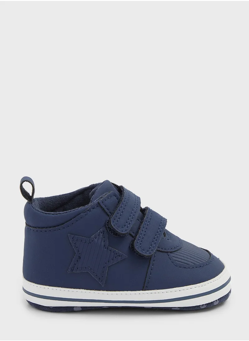 مذركير Infant Velcro Low Top Sneakers