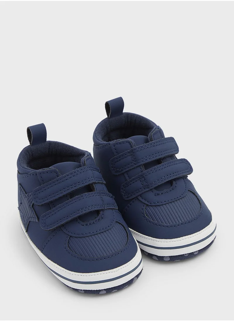 mothercare Infant Velcro Low Top Sneakers