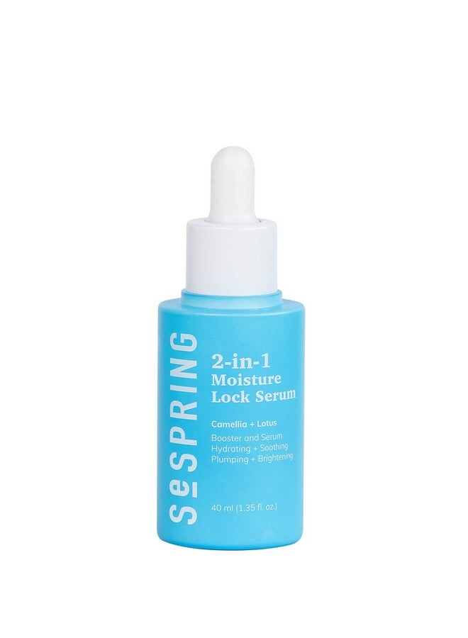 SeSpring 2In1 Moisture Lock Serum Formulated With Camellia And Lotus Korean Skincare Clean Beauty Vegan Cruelty Free And Paraben Free  - Image 1