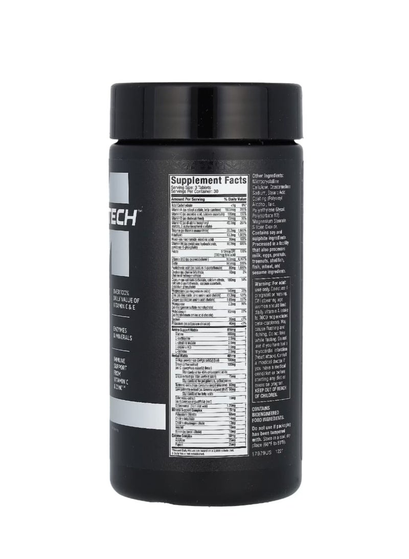 MuscleTech Platinum MultiVitamin 90 Tablets - Image 2