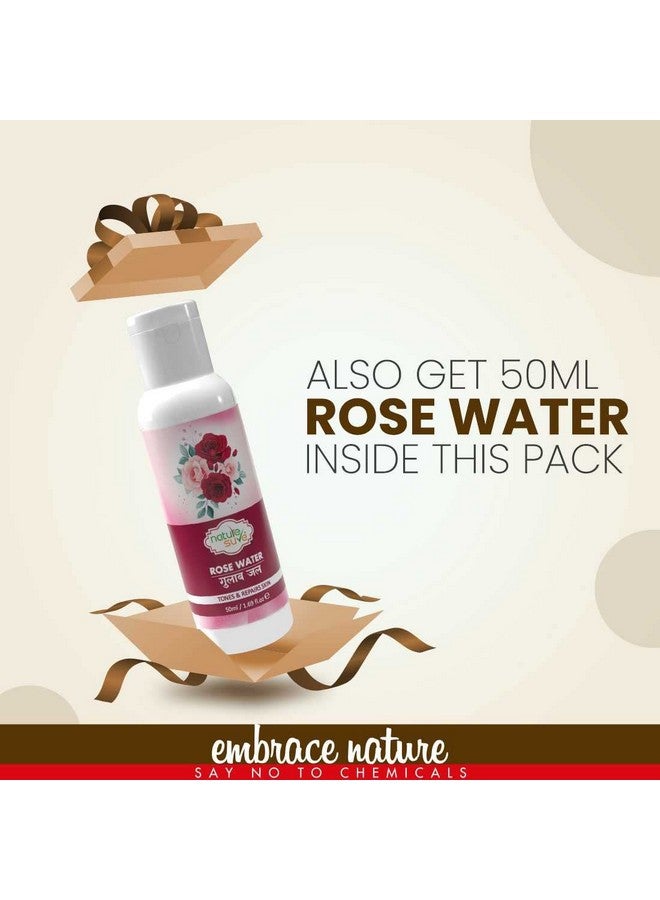Nature Sure Multani Mitti Powder 200G With Rose Water 50Ml - 1 Pack - Image 5