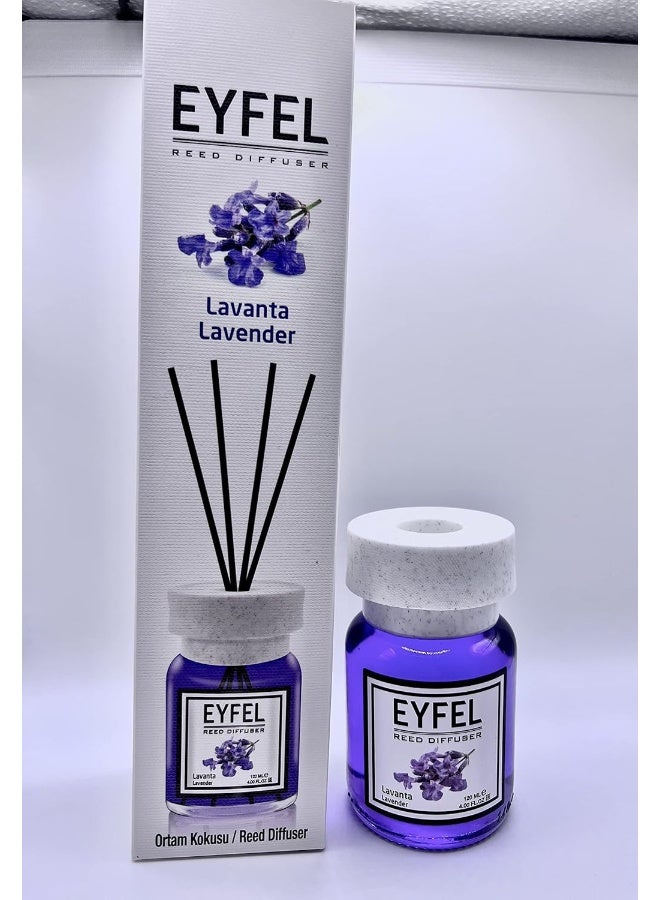 EYFEL REED DIFFUSER- LAVENDER 120ML - Image 1