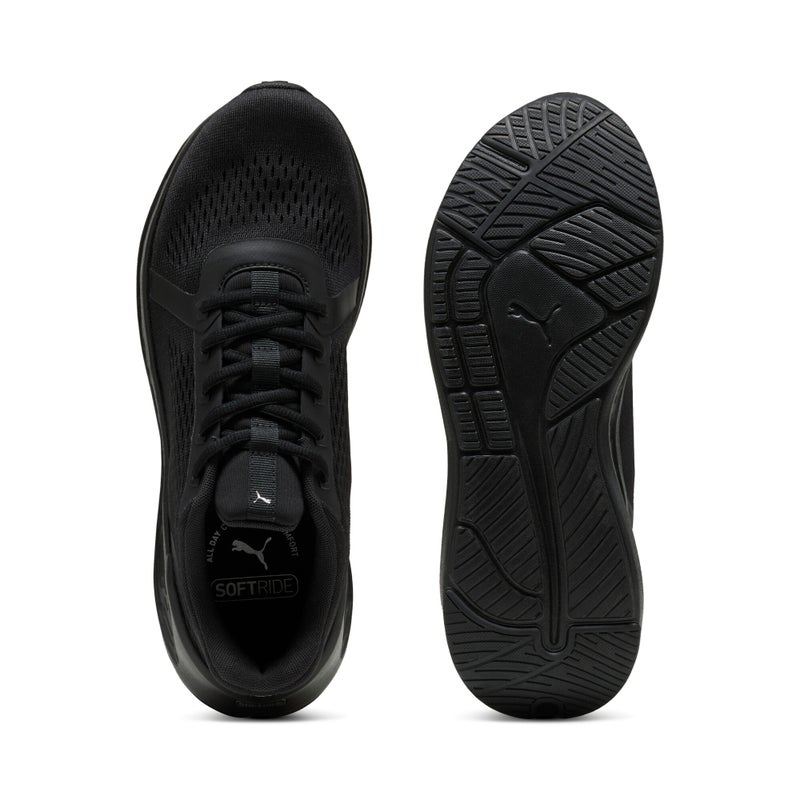 PUMA SOFTRIDE Symmetry Unisex Black Running Shoes - Image 4