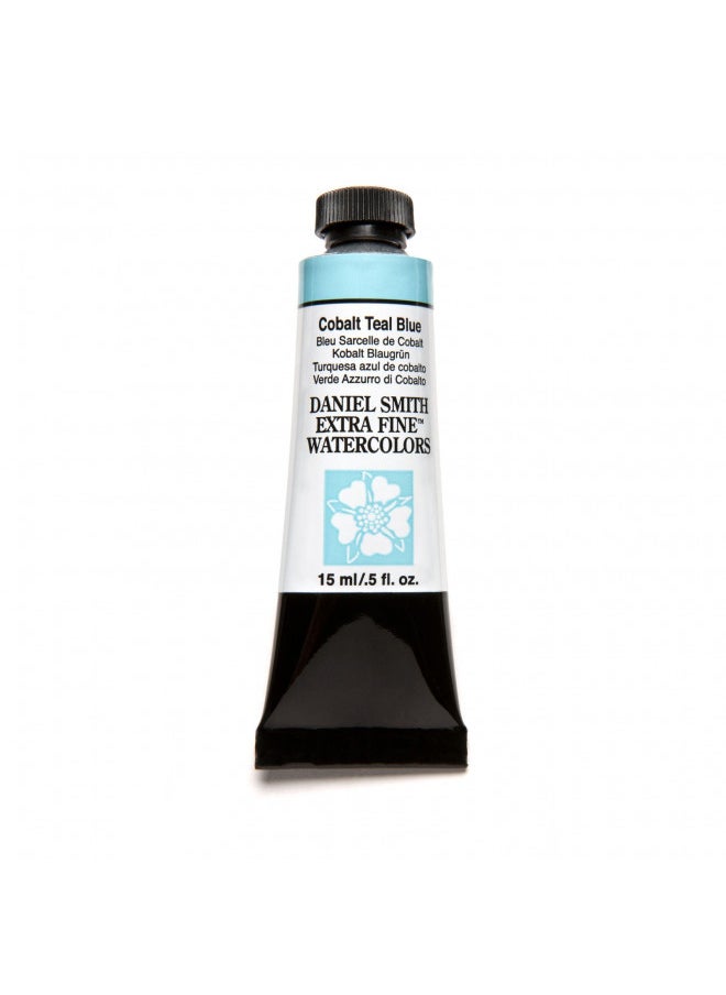 Daniel Smith DANIEL SMITH 284600028 3981 Extra Fine Watercolor 15ml Paint Tube, Cobalt Teal Blue, 0.5 Fl Oz (Pack of 1)  - Image 4