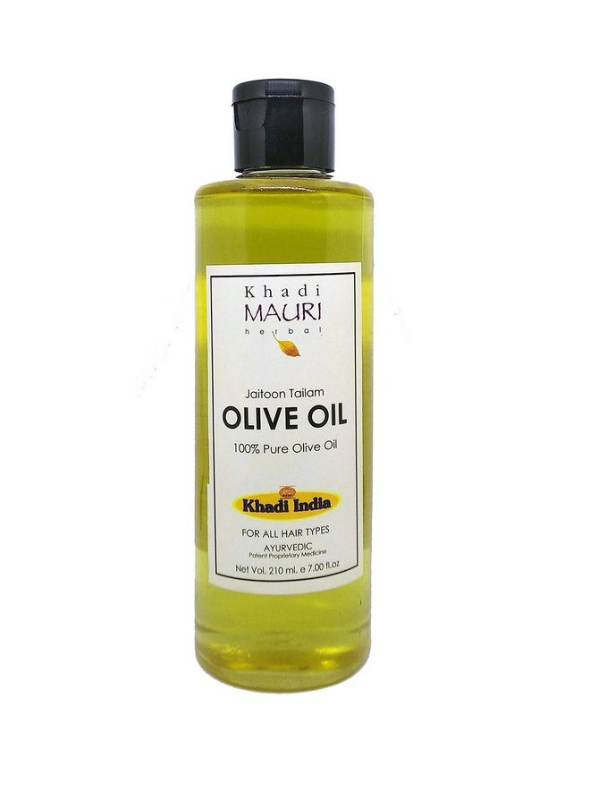 Khadi Mauri Herbal - Khadi Mauri Olive Oil - Pack Of 1 (210 Ml) - Image 1