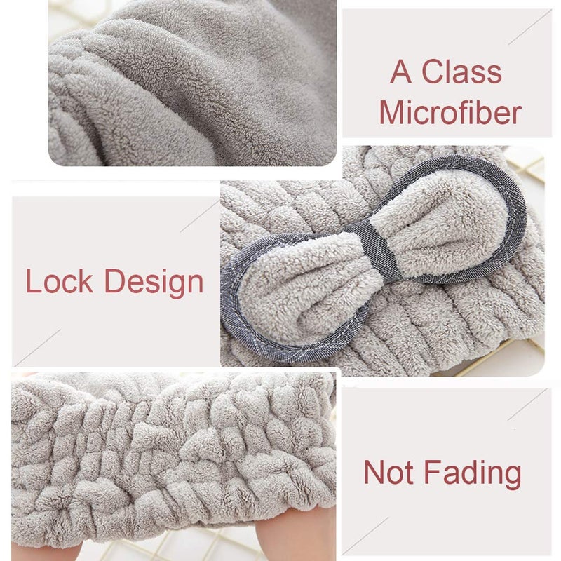 Jseng [New Upgrade] Microfiber Hair Drying Towel Cap, Extrame Soft & Ultra Absorbent, Fast Drying Hair Shower Cap for Girls and Women - Image 4