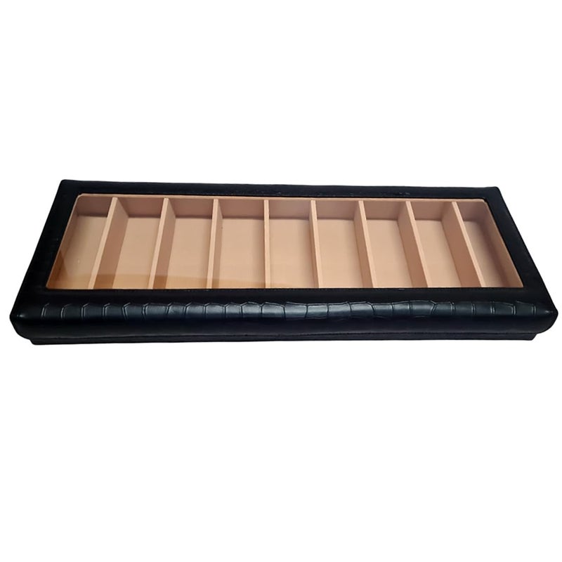 essart Faux Leather Luxury Sunglass Storage Case Premium Leather Eyewear Organizer Box Elegant Protective Case for Men & Women Sunglasses luxury chashma box - Image 3