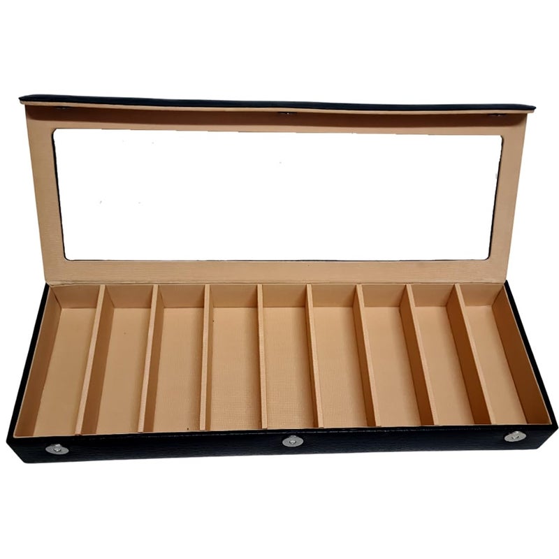 essart Faux Leather Luxury Sunglass Storage Case Premium Leather Eyewear Organizer Box Elegant Protective Case for Men & Women Sunglasses luxury chashma box - Image 5