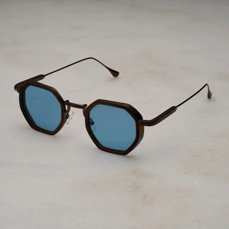  اكسبليست باوتس EXPLICIT POETS A17EP6M-BEX MATTBRONZE&MATTBROWN-BLUE SUNGLASSES