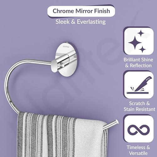 Plantex 304 Grade Stainless Steel Hooks for Hanging Clothes and Towels in Bathroom/Living Room/Bathroom Accessories - Olive (Chrome) - Image 5