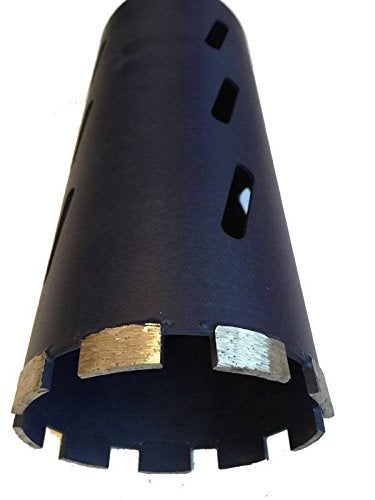DPT 4Inch Laser Welded Dry Diamond Core Drill Bit Hole Saw for Concrete and Asphalt 4 Diameter x 11 Length - Image 1