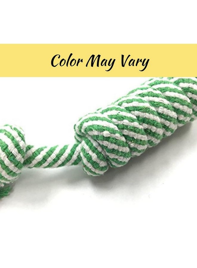 بت مجموعة ألعاب حبلية ملونة من راندون، مكونة من 5 قطع، عقدة قطنية، لعبة مضغ، لعبة تفاعلية للكلاب للمضغ العدواني - Image 3