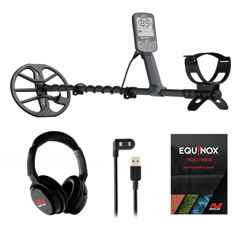 MINELAB Equinox 900 MultiFrequency Collapsible Metal Detector for Adults with EQX 11 6 Waterproof DoubleD Coils Option for 6 Single Frequencies 4 Detect Modes Wireless Headphones Included - Image 2