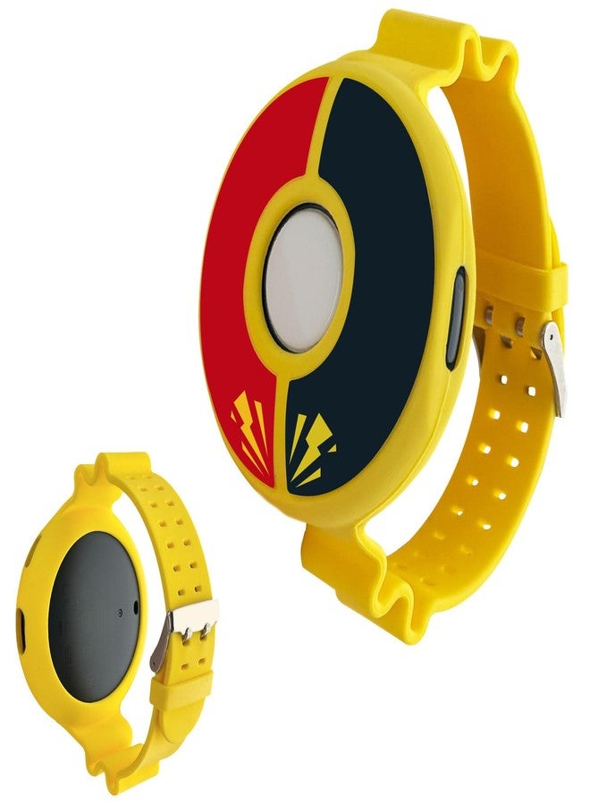 Chanvoo Soft Silicone Band Compatibile with Poke Go Plus + 2023, Protective Case Adjustable Wristband (Yellow) - Image 1