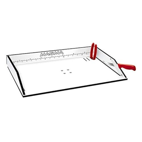 MAGMA Products Bait/Filet Mate Table, White/Black/White, 20" (T10-302B) - Image 5