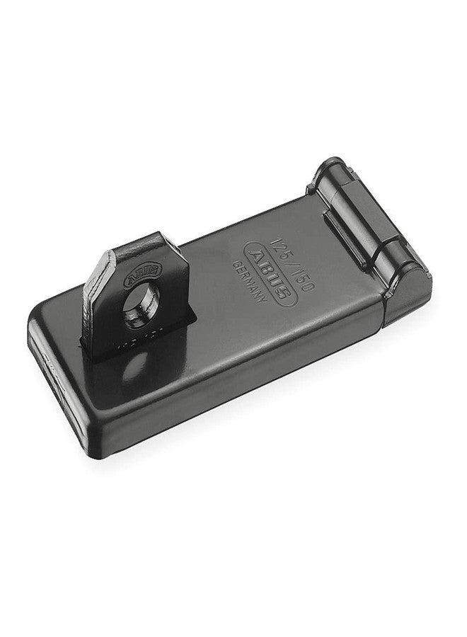 ABUS 125/150 C Hardened Steel Industrial Hasp, 6" Length, Black