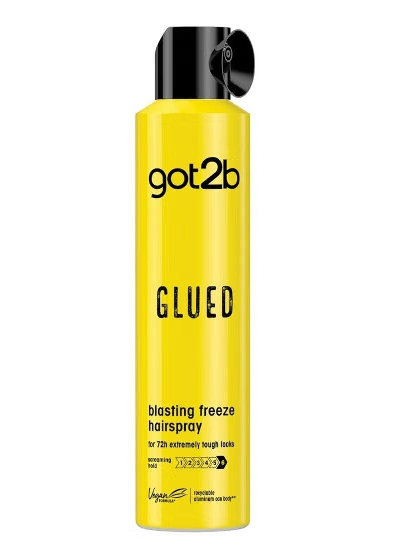 got2b Glued Hairspray Blasting Freeze Hold 300ml - Image 1