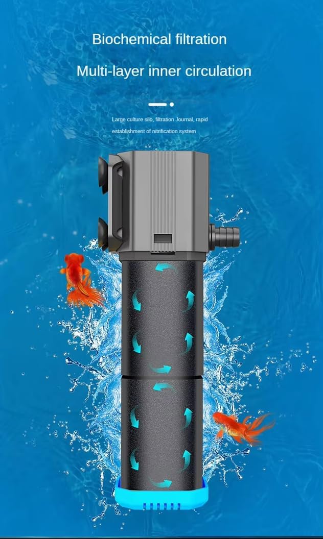 Sunsun Submersible Aquarium Internal Filter for Fresh & Salt Water Aquarium (APS-1000(1000L/H)) - Image 2