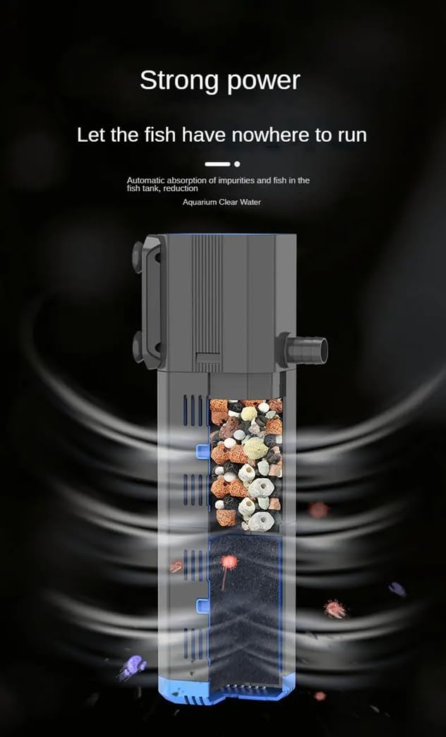 Sunsun Submersible Aquarium Internal Filter for Fresh & Salt Water Aquarium (APS-1000(1000L/H)) - Image 3