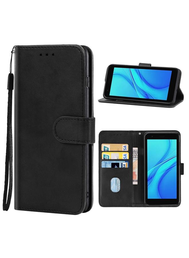Green Tiger Leather Phone Case For Itel A27(Black) - Image 1