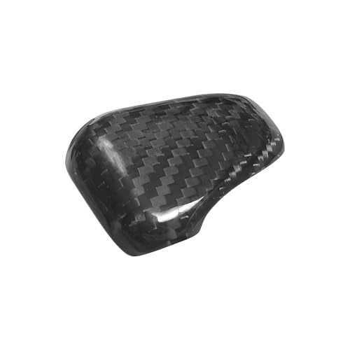 BLAKAYA Compatible wth Carbon Fiber Gear Shift Knob Head Cover Automotive Shift Lever Modified Decoration for Subaru Crosstrek 2023 2024 Black - Image 3