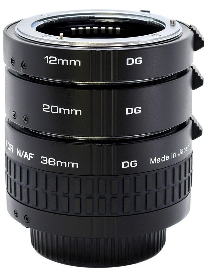 Kenko - Auto Extension Tube Set DG for Canon EOS Lenses A-EXTUBEDG-C - Image 1