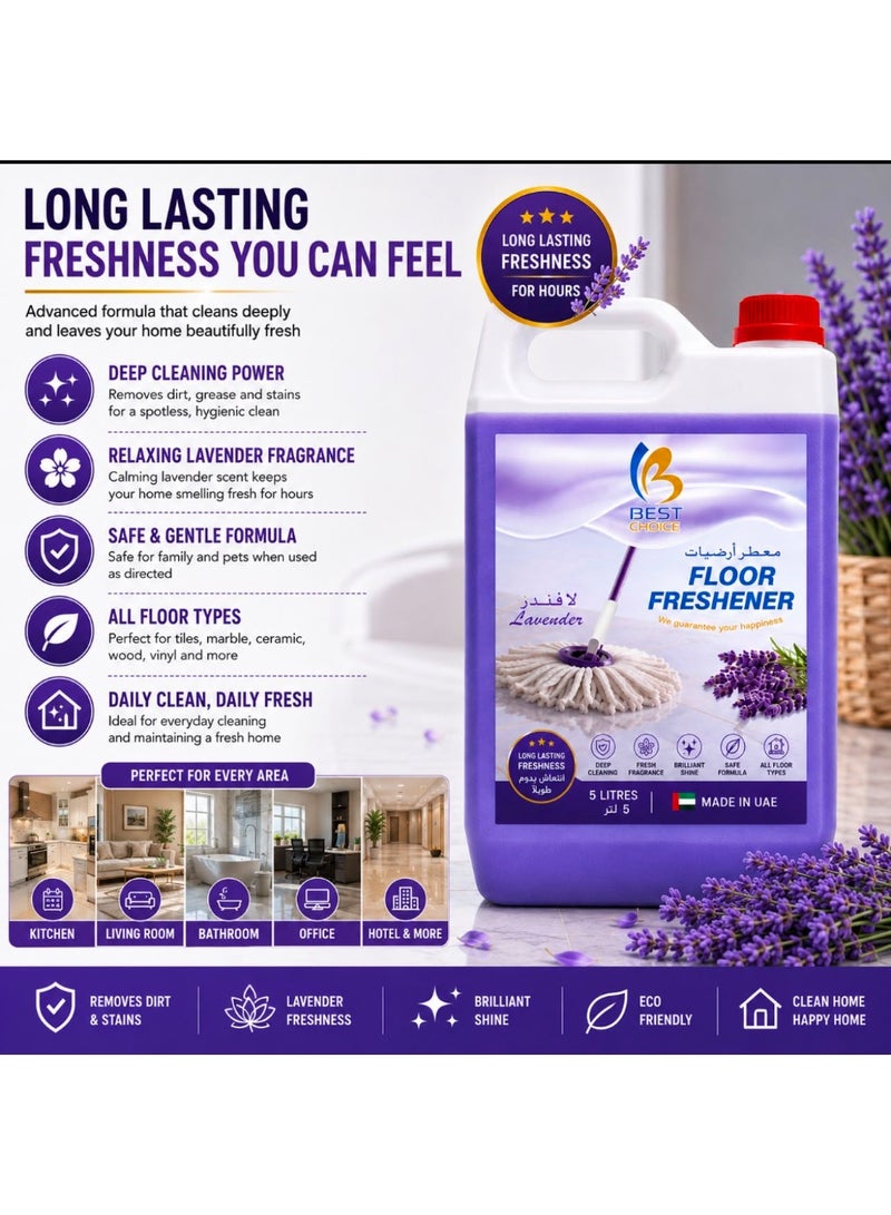 Best Choice Premium Lavender Scented Floor Freshener - 5 Liters - Image 1
