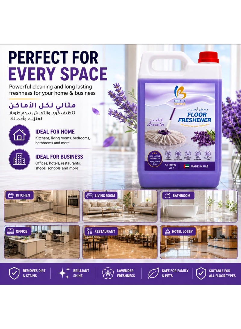 Best Choice Premium Lavender Scented Floor Freshener - 5 Liters - Image 4