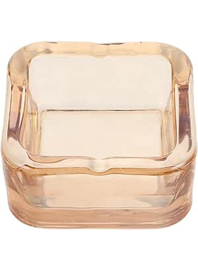 Elegant Minimalist Glass Ashtray For Home Office Rv Use One Size - Image 1