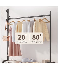 Arabest Metal Clothing Rack, 176 cm Clothes Garment Coat Rack with Bottom Shelf for Hanging Skirts, Shirts, Sweaters  - Image 5