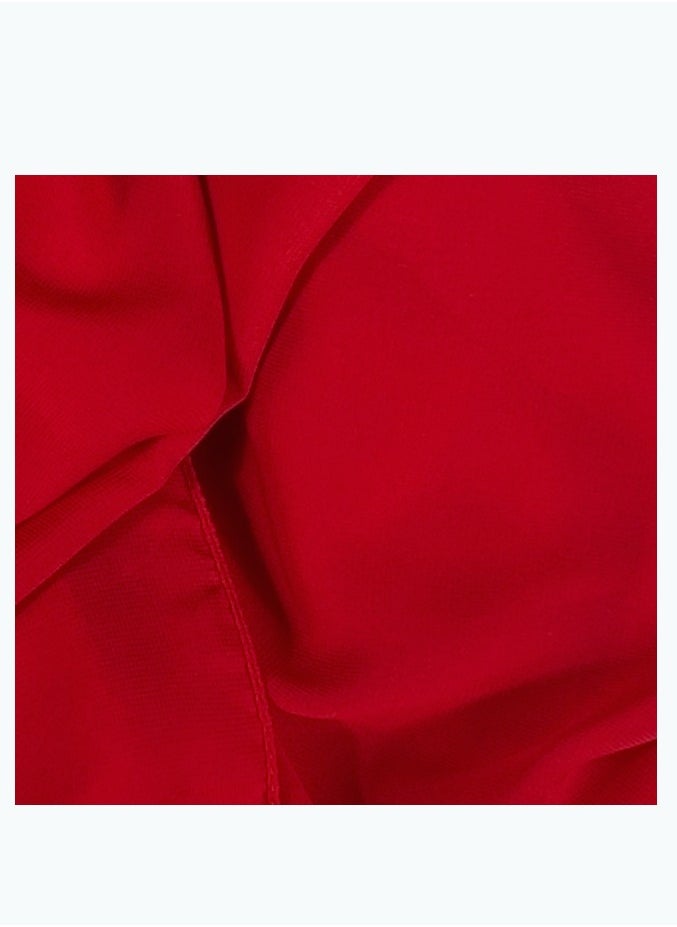 Perfectory - PERFECTORY Women Lightweight Solid Chiffon Hijab Shawl Soft Premium Abaya Shawl Wrap Scarves, Long Bridal Hijab Scarf- Falu Red - Image 1