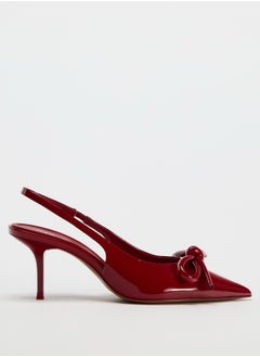 Zara Patent bow heel shoes  - Image 1