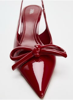 Zara Patent bow heel shoes  - Image 3