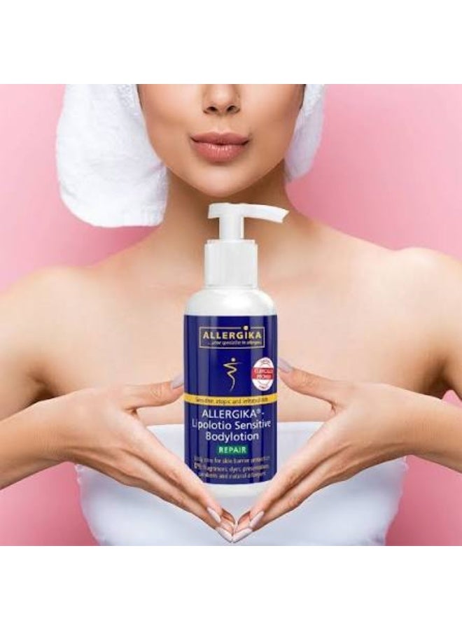 Allergika Lipolotio Sensitive Body Lotion 200ml - Image 2