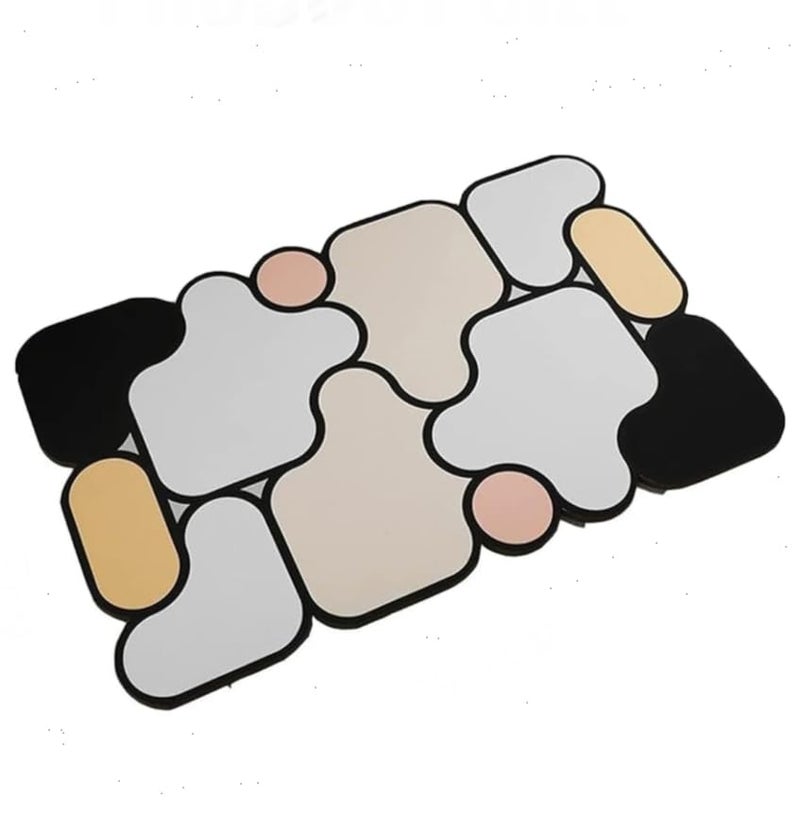 GRAVIN 60X40 CM Dish Drying mat for Kitchen Water Absorbent mat Drying mat for Kitchen Utensils Large Dry mat for Kitchen Utensils Drying mat Water Absorbent mats Multi Pack Of1 Heavy Quality - Image 1