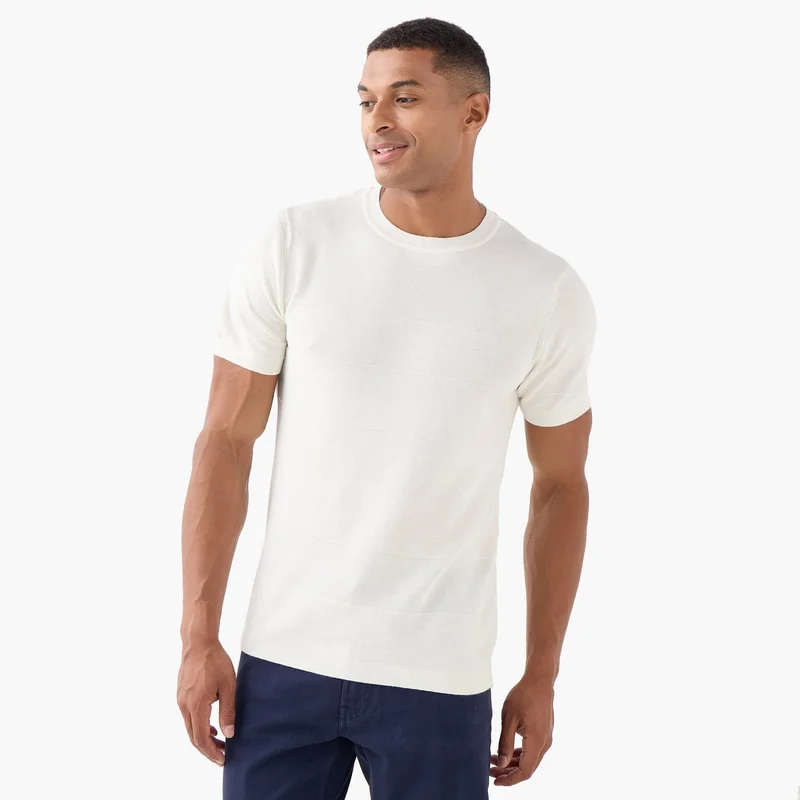 Splash FAV Ribbed Crew Neck T-shirt