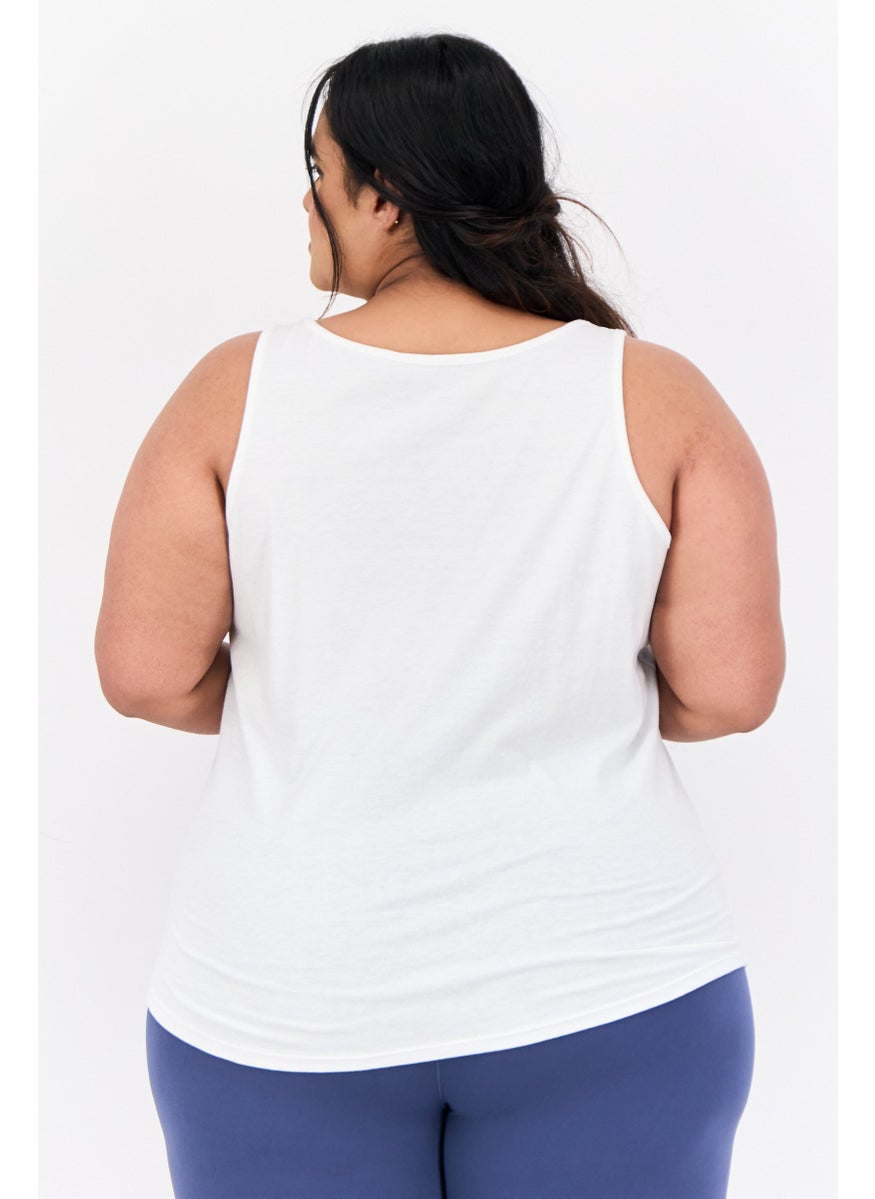 Champion - Women Sportswear Fit Sleeveless Outdoor Tank Top, White - Image 1