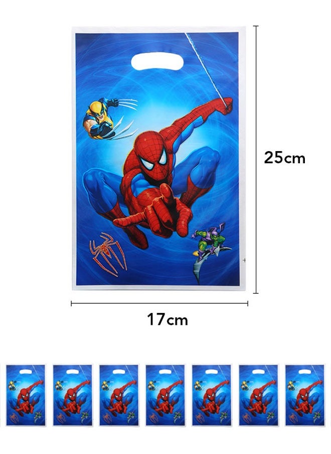 Party 20PCS Blue Spider-Man Birthday Party Supplies Cartoon Candy Bag Tote Bag Kids Gift Bag Adult Birthday Party Decorations  - Image 4