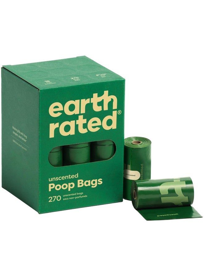 إيرث ريتد أكياس فضلات للكلاب مقاومة للتسرب، مقاومة للتسرب، سميكة للغاية، قابلة لإعادة التعبئة، بدون رائحة، 270 كيسًا - Image 1