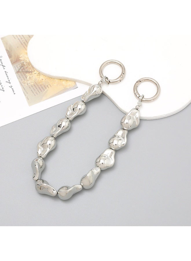 NIBEMINENT Phone Charm/ Chain Strap for Women Girls,Irregularly Shaped Cell Phone Case Lanyard Wrist Strap