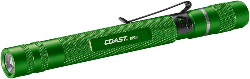 Coast HP3R 385 Lumen Rechargeable LED Penlight with Twist Focus, Green - Image 1