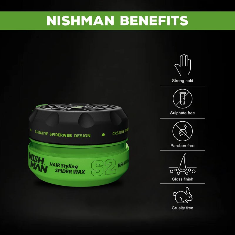 Nishman Hair Styling Spider Wax S2 150 ml Spider Wax 1 - Image 3