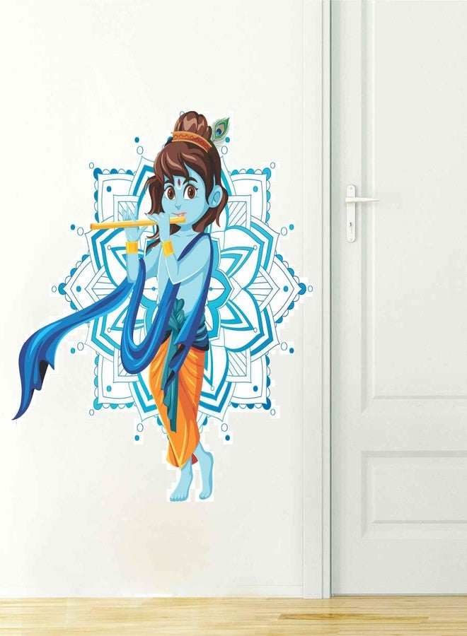Wall Attraction Krishna Flute Wall Sticker & Mural Sticker for wall Size - 58x53cm NBD27 - Image 2