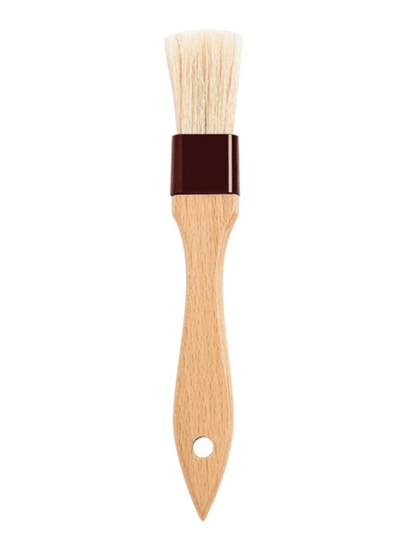 Mrs. Anderson's Baking Solid-Ferrule Pastry Basting Brush Brown and Burgundy 1inch - Image 1