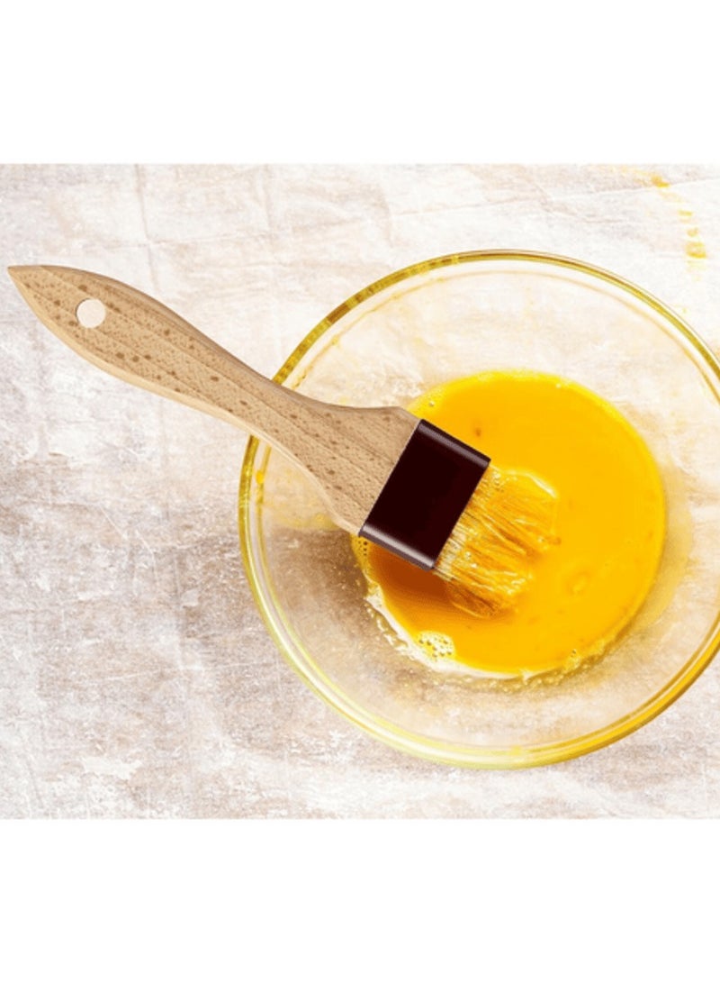 Mrs. Anderson's Baking Solid-Ferrule Pastry Basting Brush Brown and Burgundy 1inch - Image 4