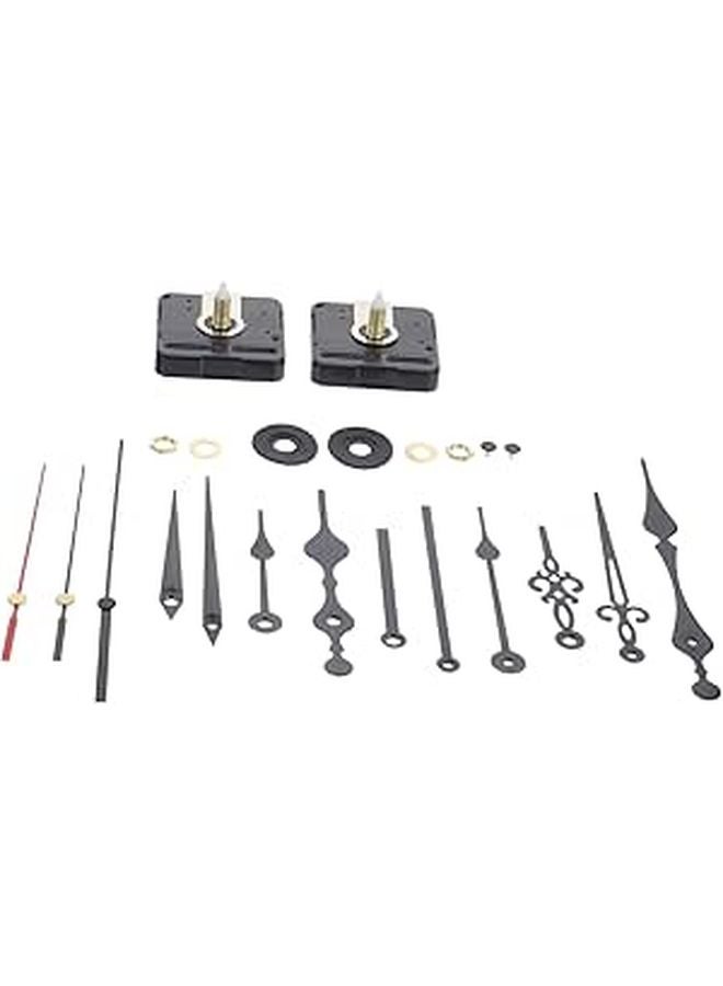 2 Sets DIY Clock Movement Mechanism Kit With Hands For Minimalist Wall Clock - Image 1