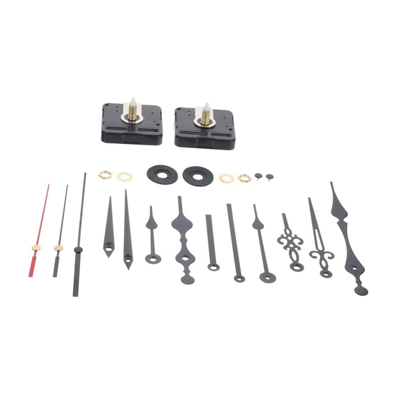 2 Sets DIY Clock Movement Mechanism Kit With Hands For Minimalist Wall Clock - Image 2