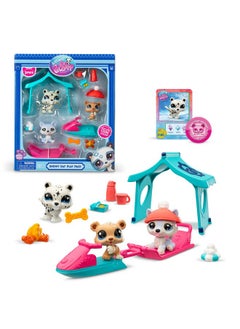 Littlest Pet Shop Littlest Pet Shop - Snowy Day Play Pack - LPS Gen 7, Authentic Mystery Figures, Surprise Collectible Kidult Toy, Girls, Boys, Kids, Tweens Ages 4+  - Image 1