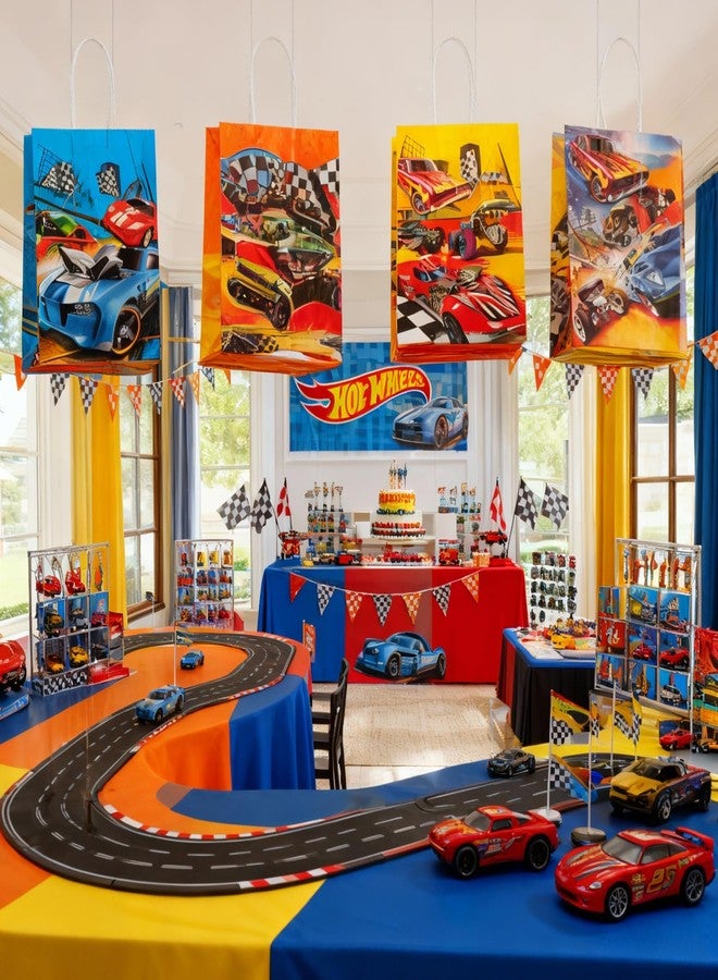 SCLWSS 40 Pack Candy Goodie Bags, Compatible with Hot Wheels Theme Party Supplies, Gift Bags for Kids Birthday Decoration - Image 3