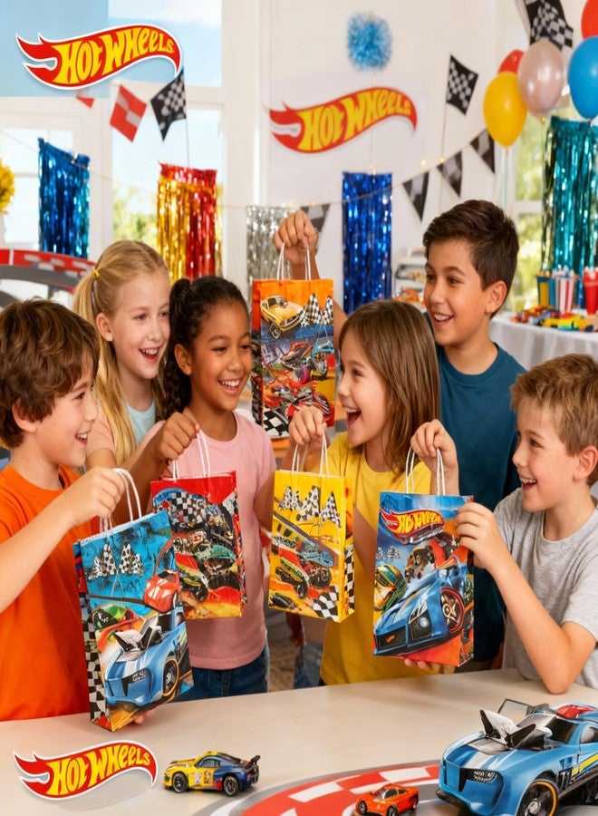 SCLWSS 40 Pack Candy Goodie Bags, Compatible with Hot Wheels Theme Party Supplies, Gift Bags for Kids Birthday Decoration - Image 2